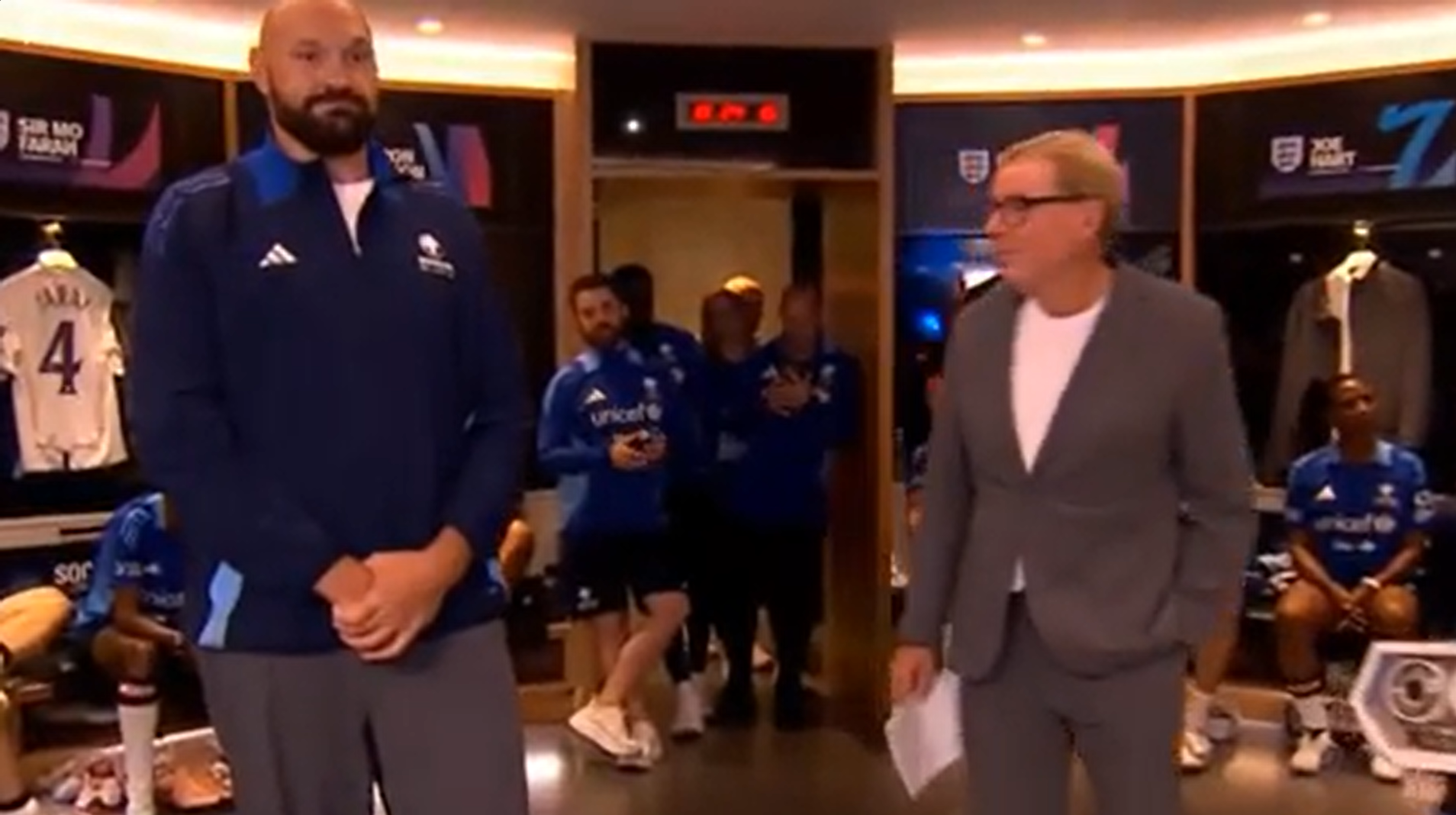 <p>Dermot O’Leary offered a “profuse apology” to ITV viewers as heavyweight champion Tyson Fury swore live on air while giving the England Soccer Aid 2025 team a pre-match talk</p>