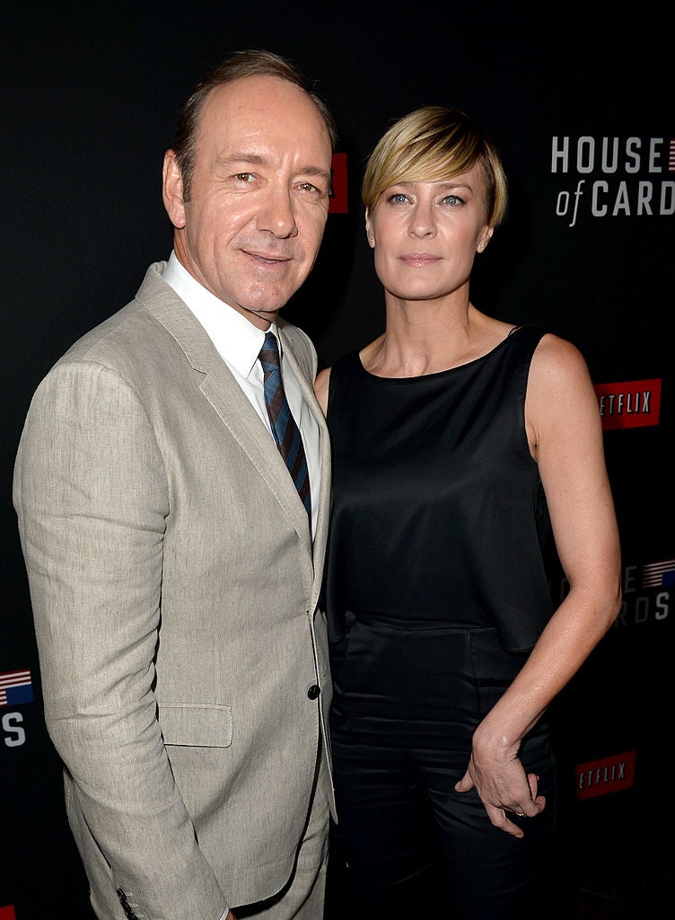 Kevin Spacey and Robin Wright