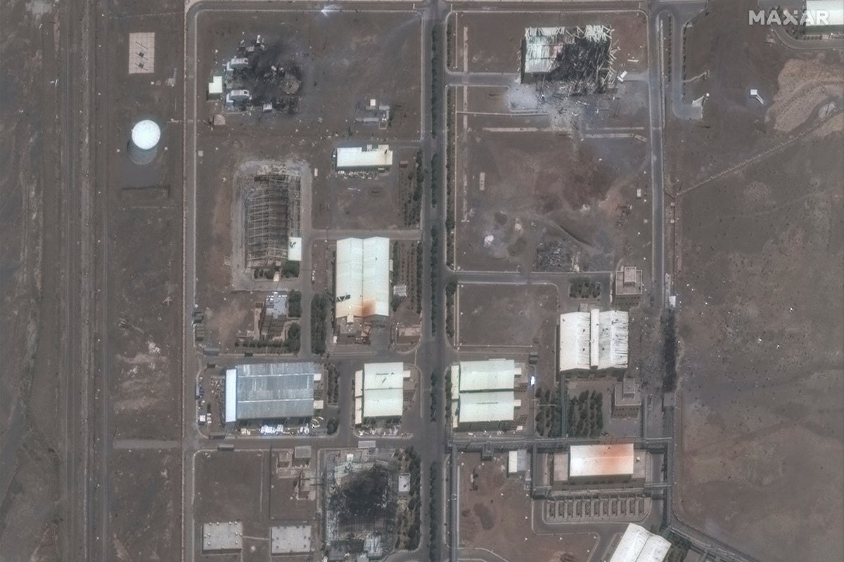 Nuclear agency head warns of radiological and chemical contamination inside Iran’s main nuclear site
