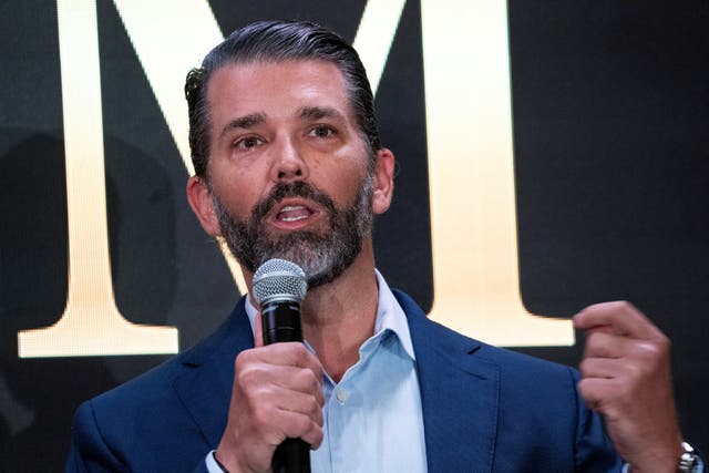 <p>Donald Trump Jr frequently claims transgender people are extraordinarily violent, but the evidence does not back up this assertion</p>