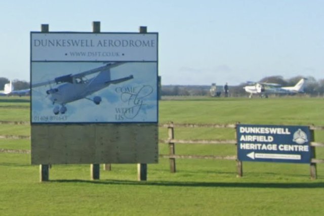 Police have named the two skydivers who died on Friday (Google Maps/PA)