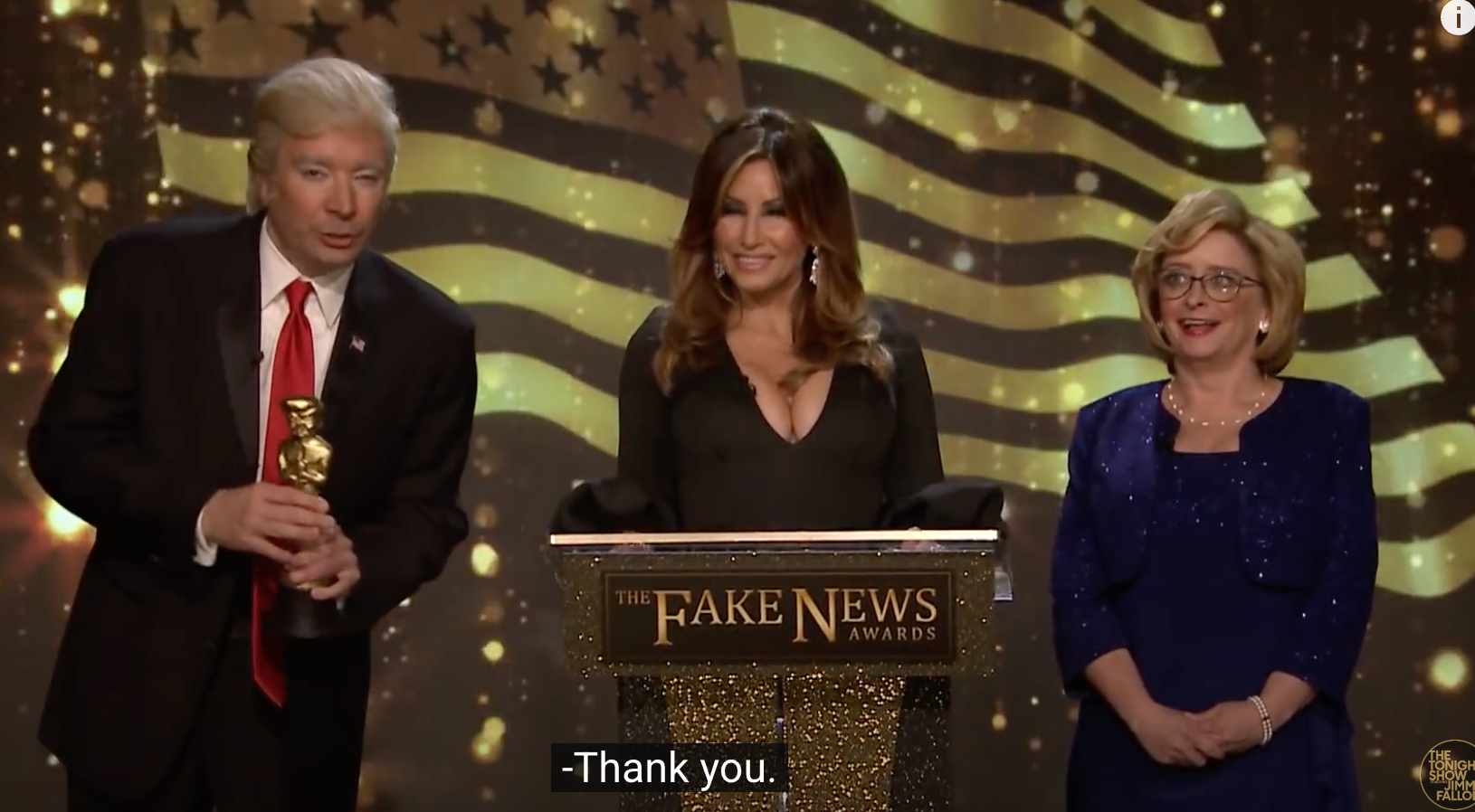 Gershon as Melania Trump