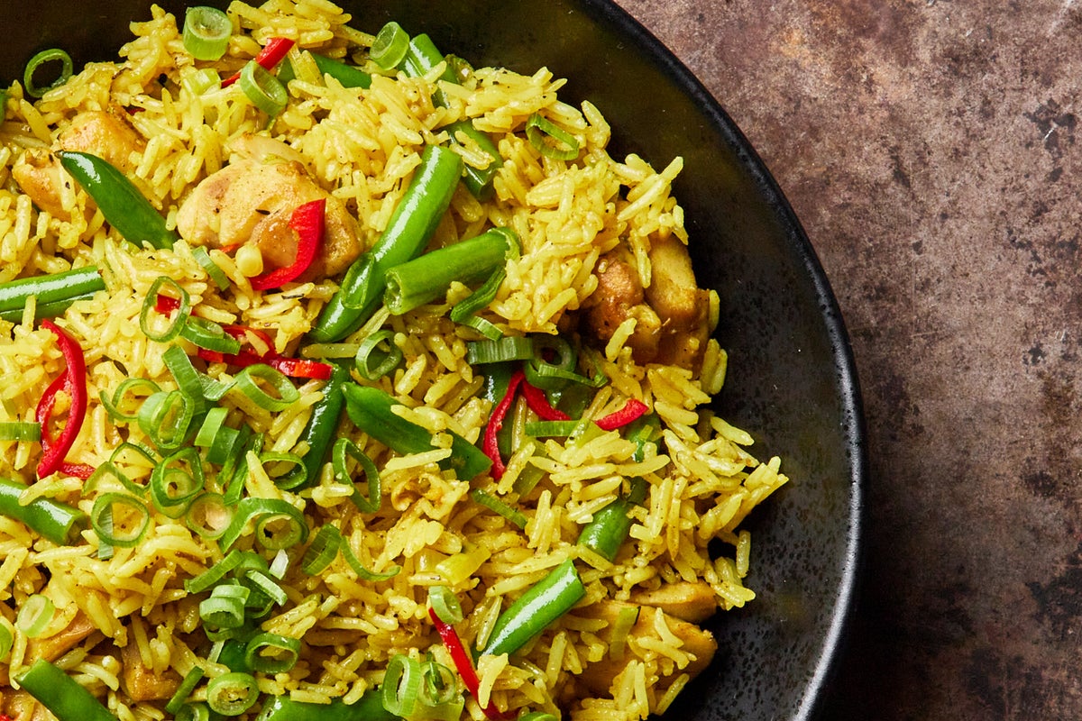 Fragrant Nigerian-inspired fried rice is easy enough for a weeknight