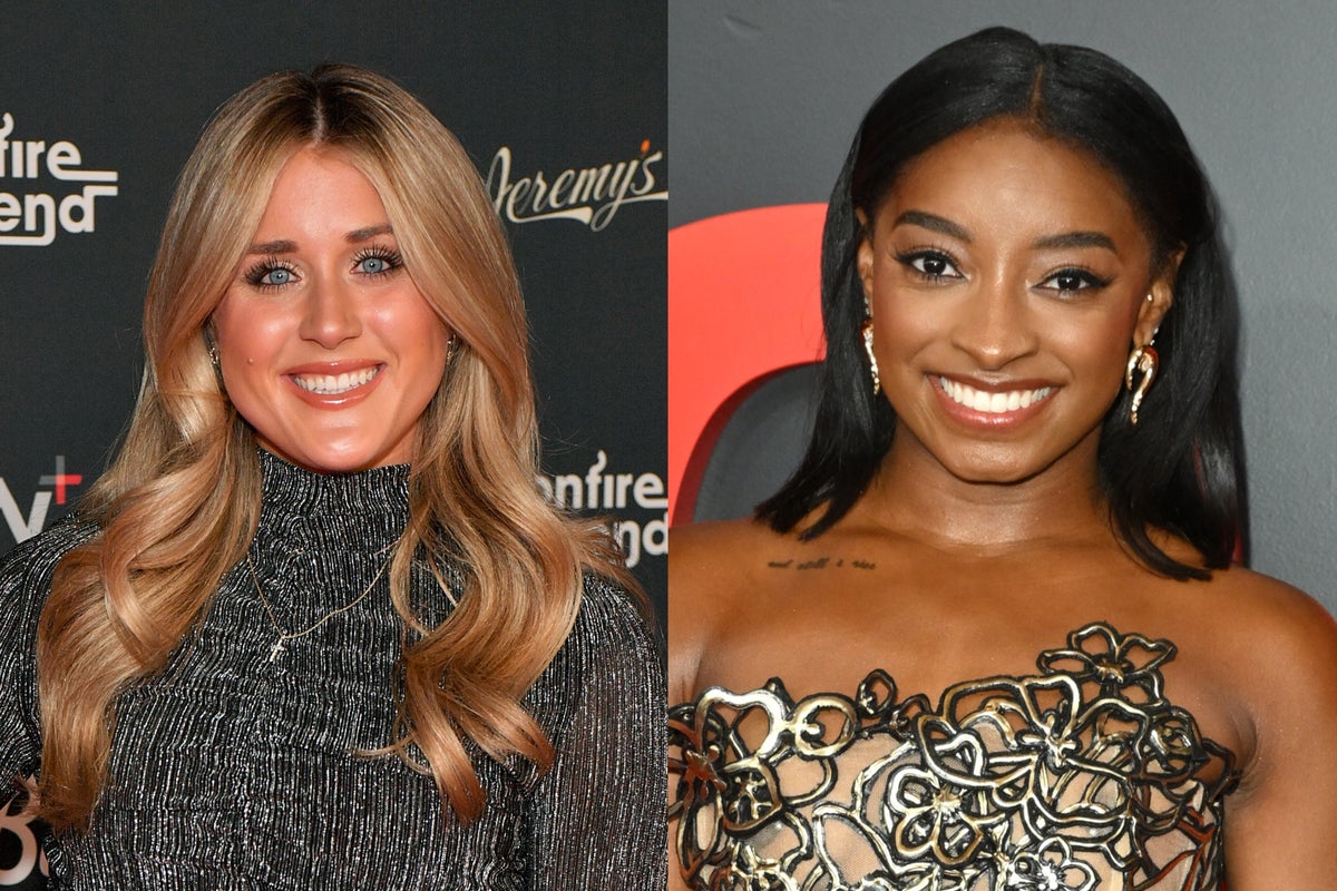 Riley Gaines can’t resist shot at 7-time Olympic gold medal winner Simone Biles in pregnancy announcement