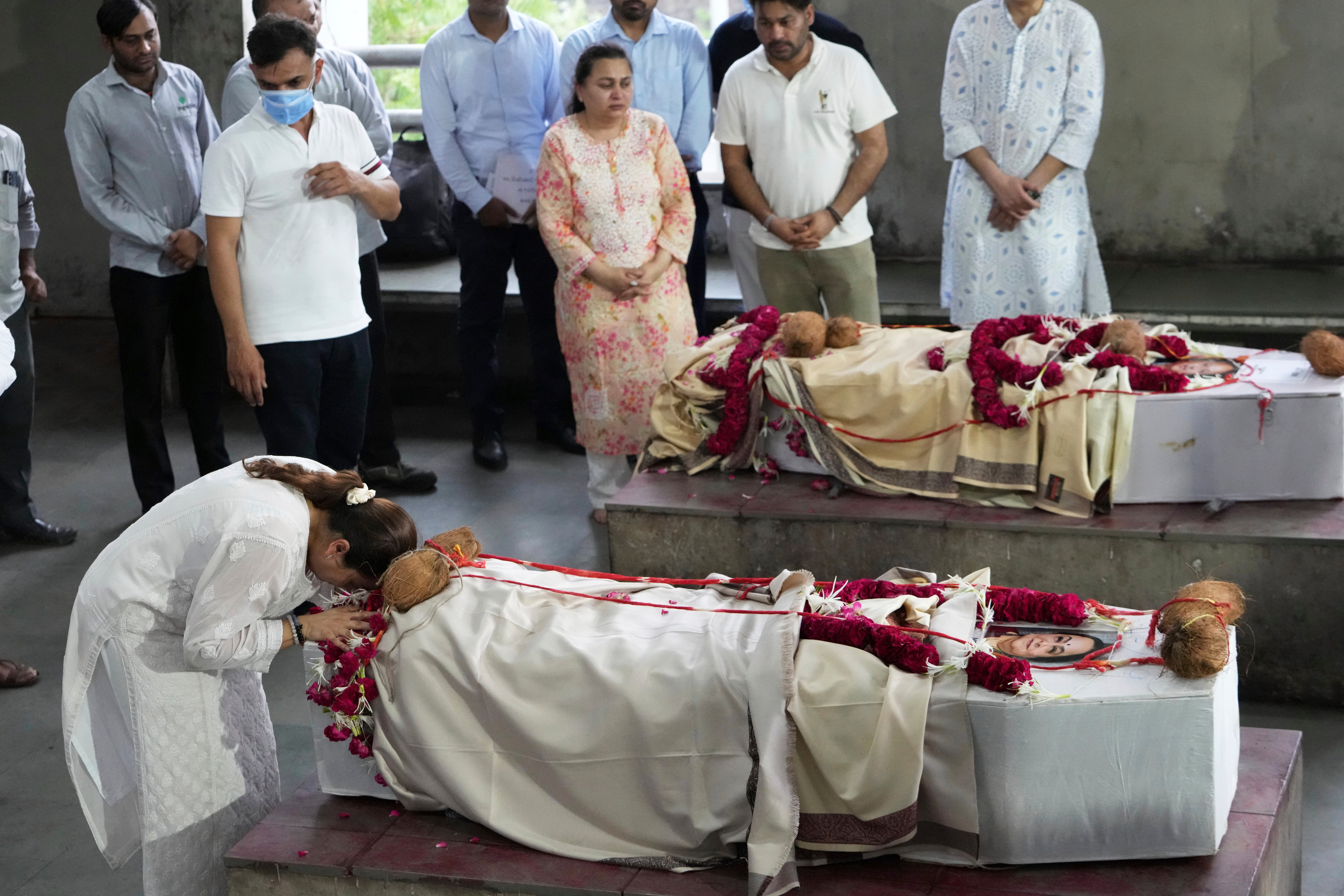 Most of the killed were burned beyond recognition with families who had to rely on DNA tests.