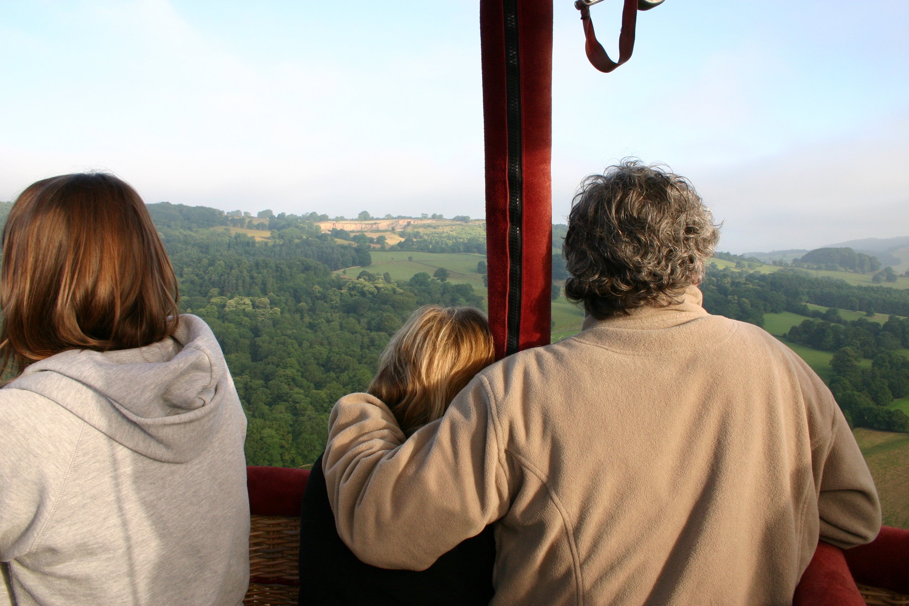 Helen’s dad’s lifelong dream and final bucket list item was a hot air balloon ride