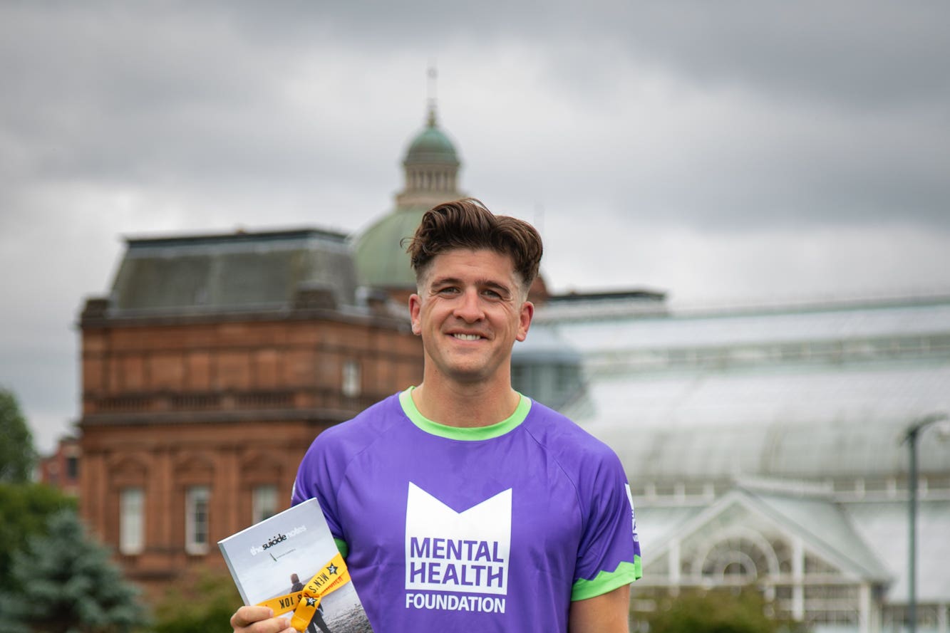 Danny Campbell ran the 10k race in memory of his younger brother, Duncan (Callum McKenzie/PA Wire).