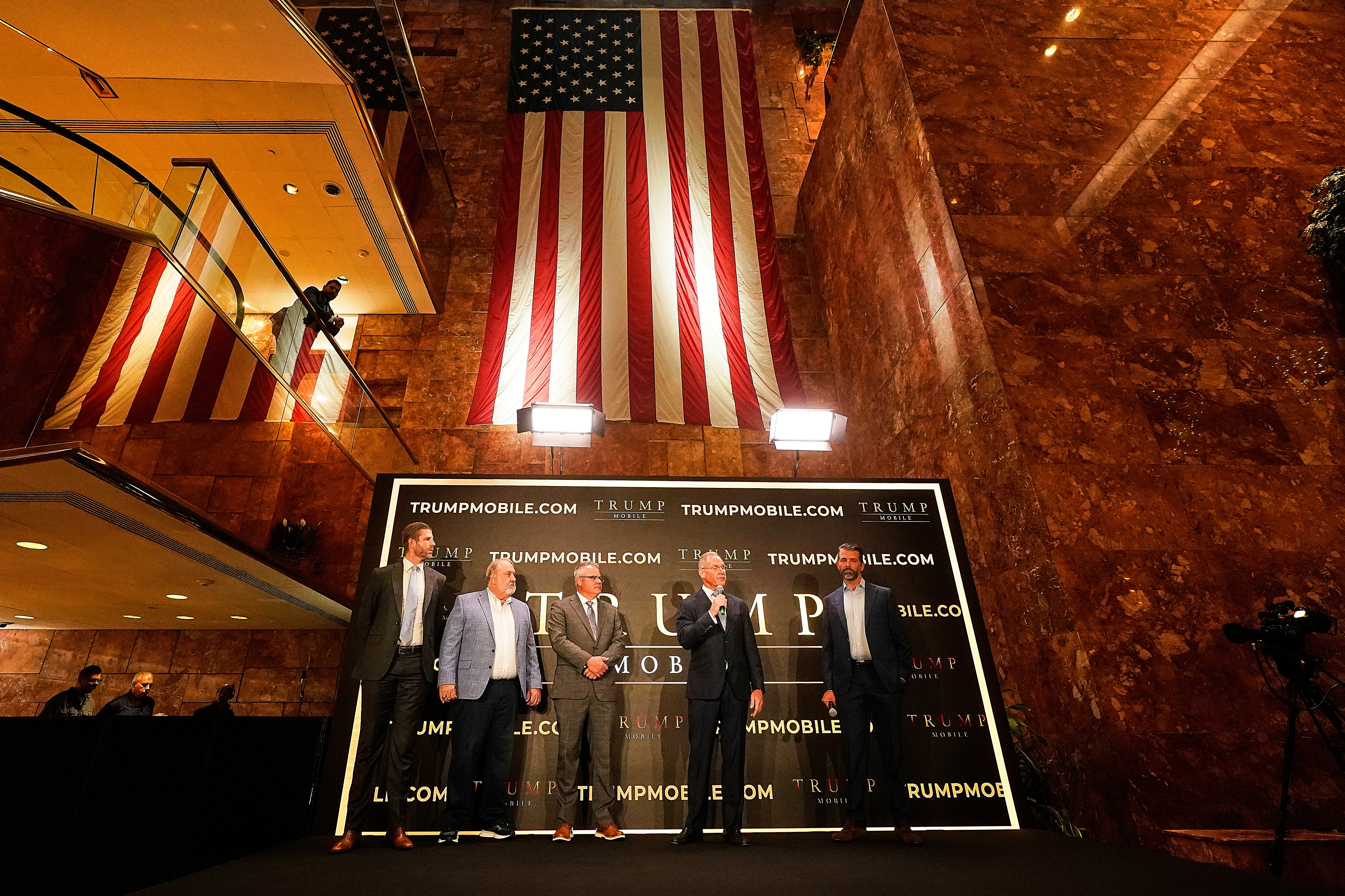Members of the Trump Organization, including the president’s sons, announced the launch of Trump Mobile in June