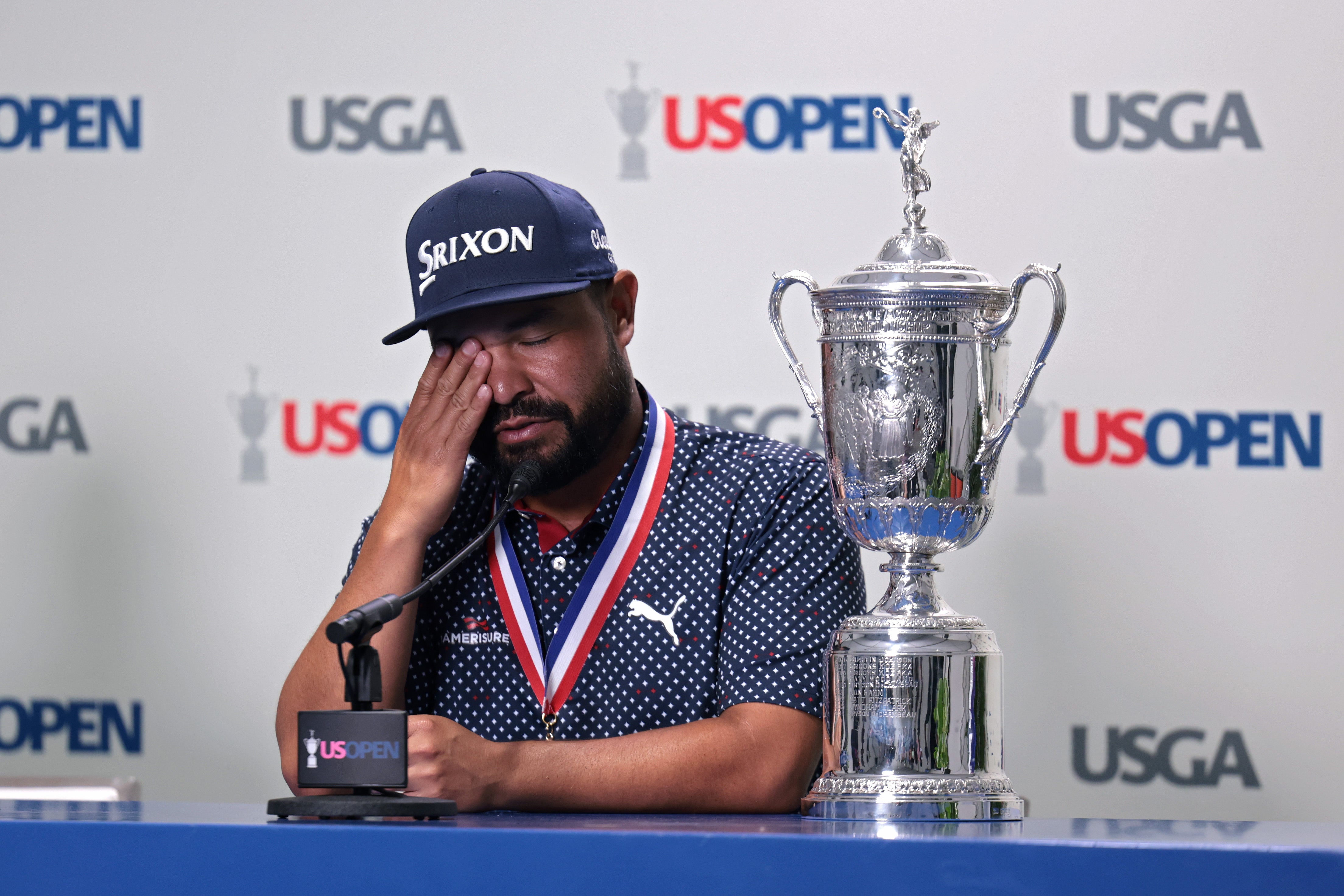 The 34-year-old was then emotional when reliving his triumph after the fact