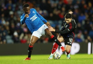 Roony Bardghji in action against Rangers during a friendly last January