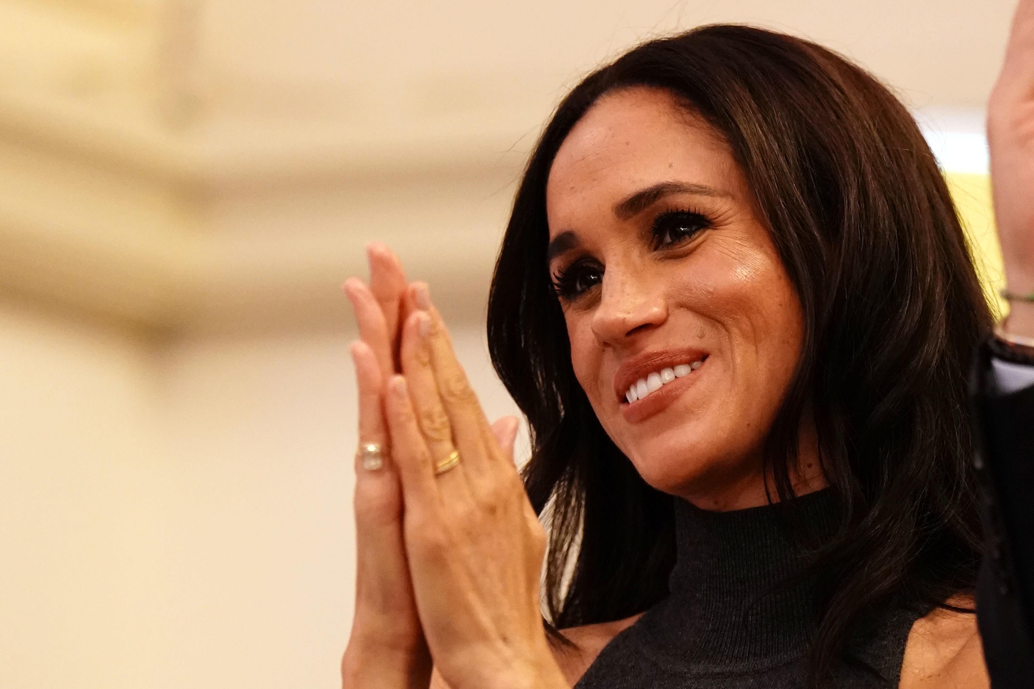 The Duchess of Sussex has given a podcast interview about her brand (Jordan Pettitt/PA)