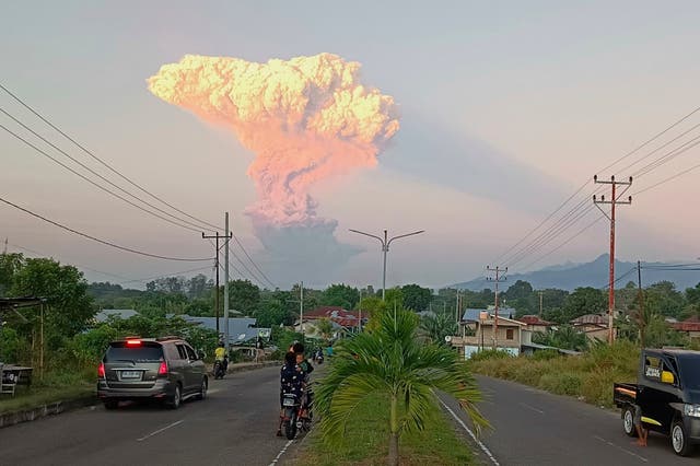 <p>Mount Lewotobi Laki Laki  erupted on Tuesday, sending regional flights into chaos as many airlines cancelled journeys or significantly delayed departures</p>
