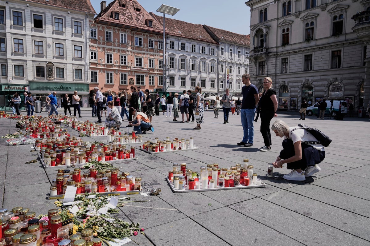 Austria gunman had become fascinated with school shootings, investigators say