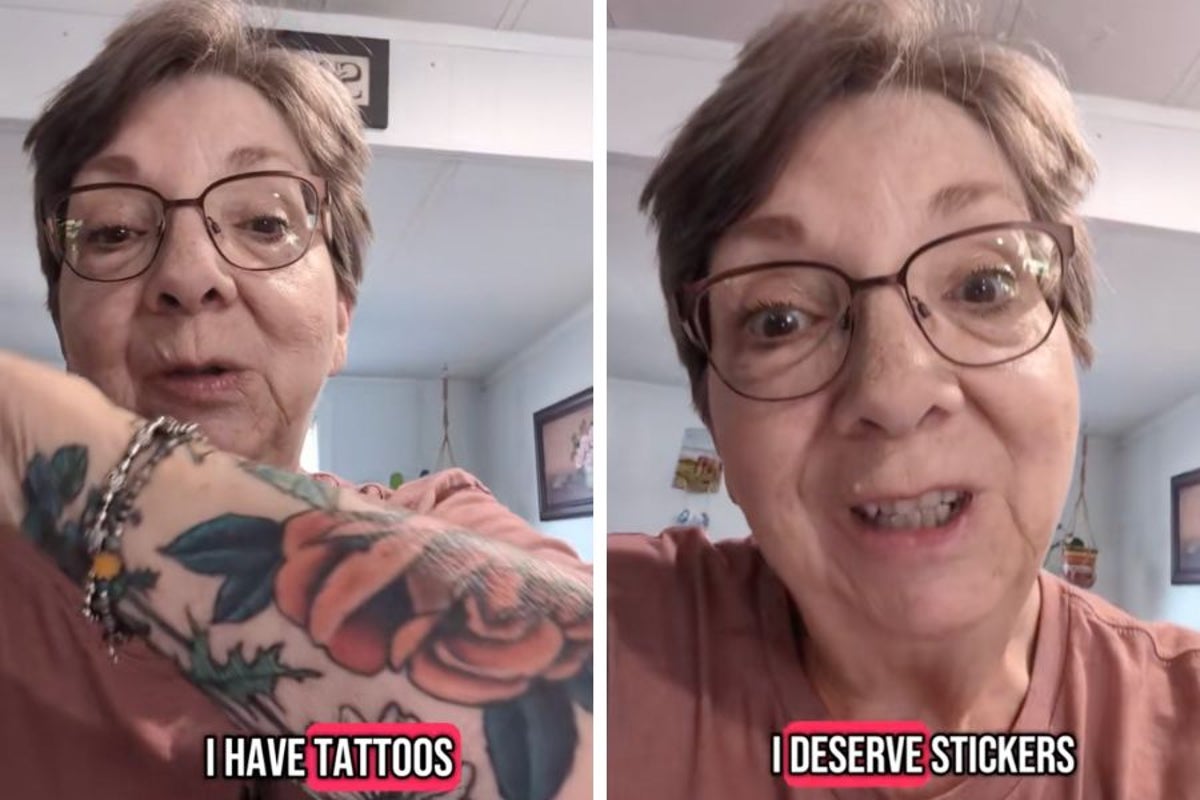 ‘Crazy Aunt Rose’ sets the internet ablaze showing off her tattoos: ‘Life is hard and I deserve stickers’ ‘Crazy Aunt Rose’ sets the internet ablaze showing off her tattoos: ‘Life is hard and I deserve stickers’