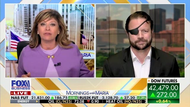 <p>Fox’s Maria Bartiromo cheers on a Truth Social post from Donald Trump during an interview with Dan Crenshaw. That post ended up being a hoax.</p>