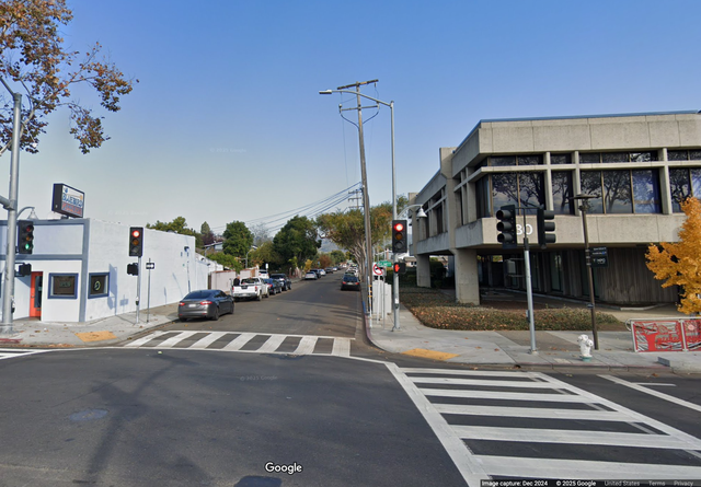 <p>Euclid Avenue and East 14 Street in San Leandro, California. A man in his 40's was shot and killed near the intersection on Saturday, June 14, 2025</p>