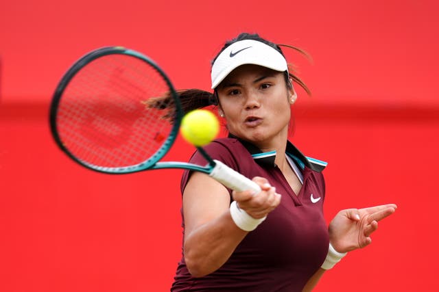 <p>Emma Raducanu is preparing for Wimbledon (John Walton/PA)</p>