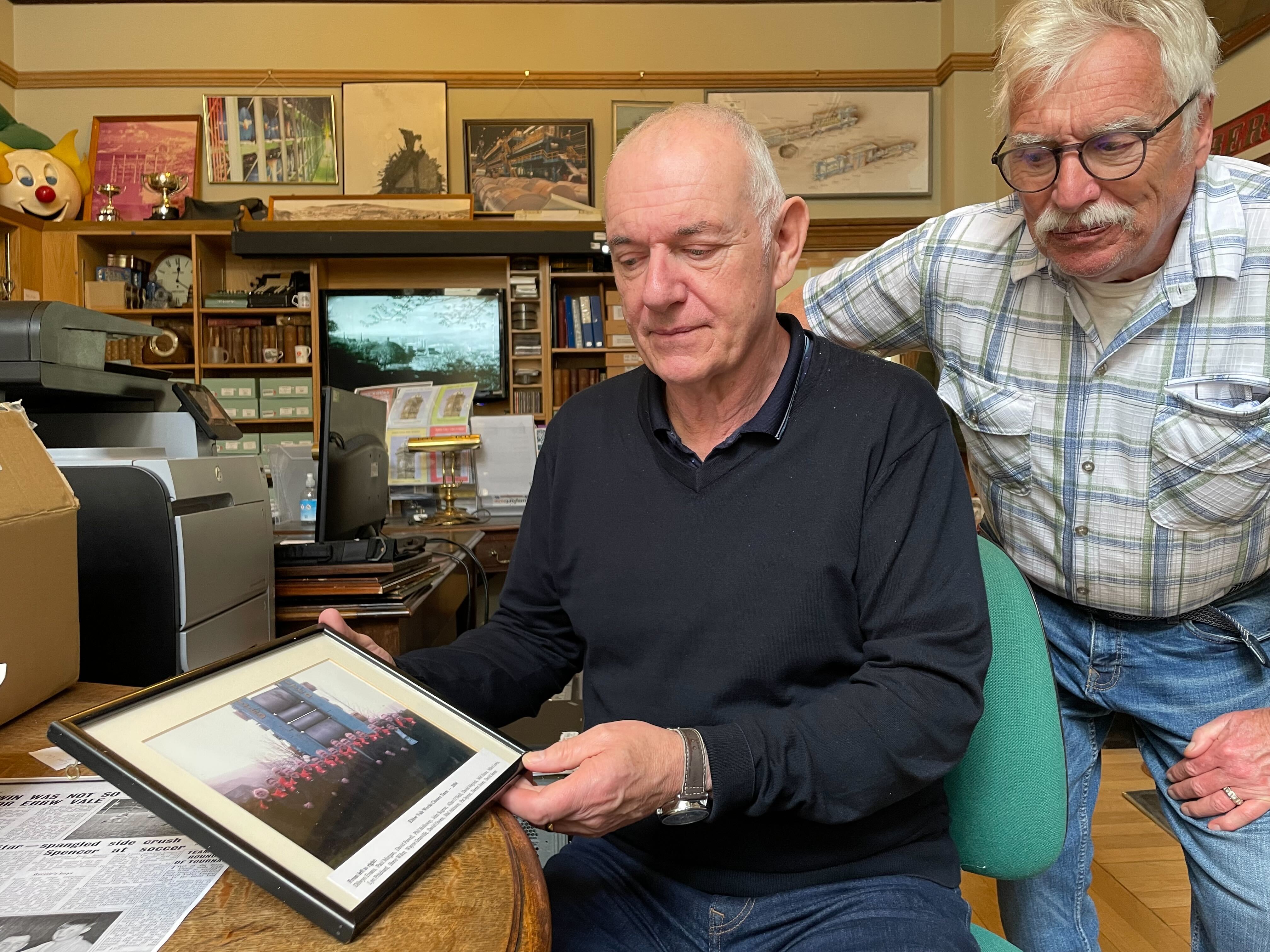 Former workers at Ebbw Vale Steelworks now volunteer at the Ebbw Vale Works Museum
