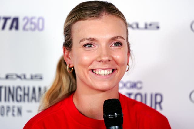 Katie Boulter has been hearted by the response to her experiences of online abuse (Mike Egerton/PA)