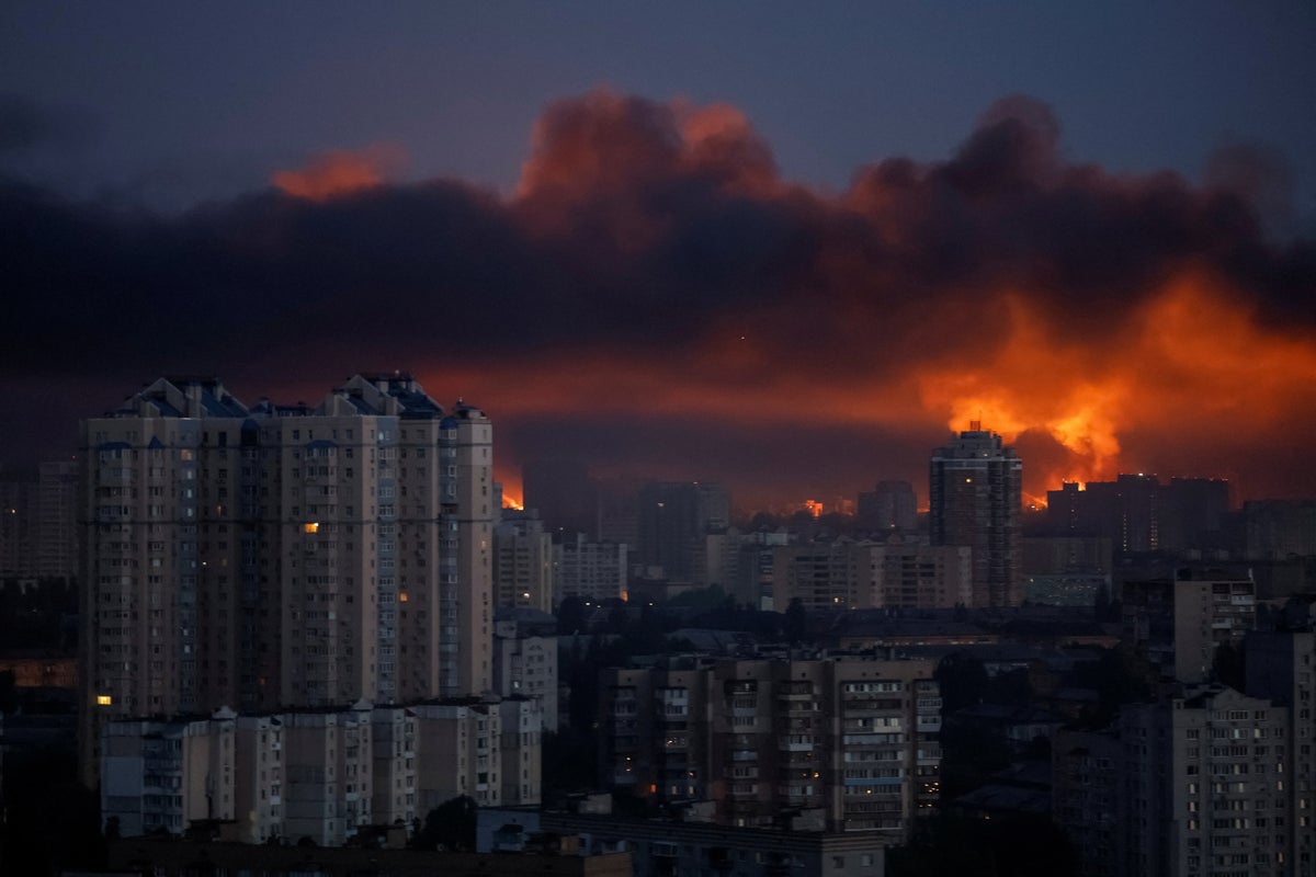 Ukraine-Russia war latest: 14 killed and 40 injured after Putin attacks Kyiv with missiles and drones