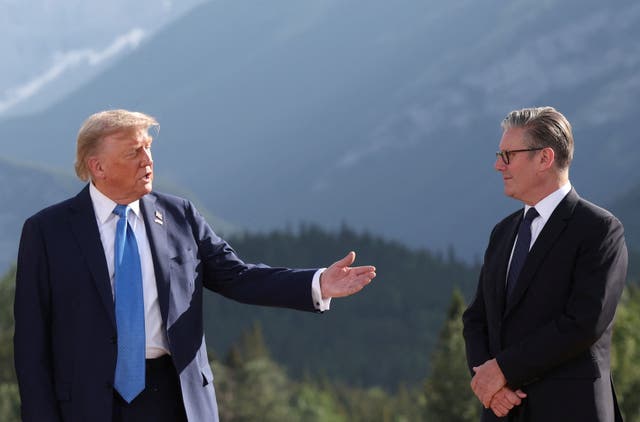 <p>‘So close have the pair apparently become that Starmer felt comfortable enough to address the US president by his first name only’</p>