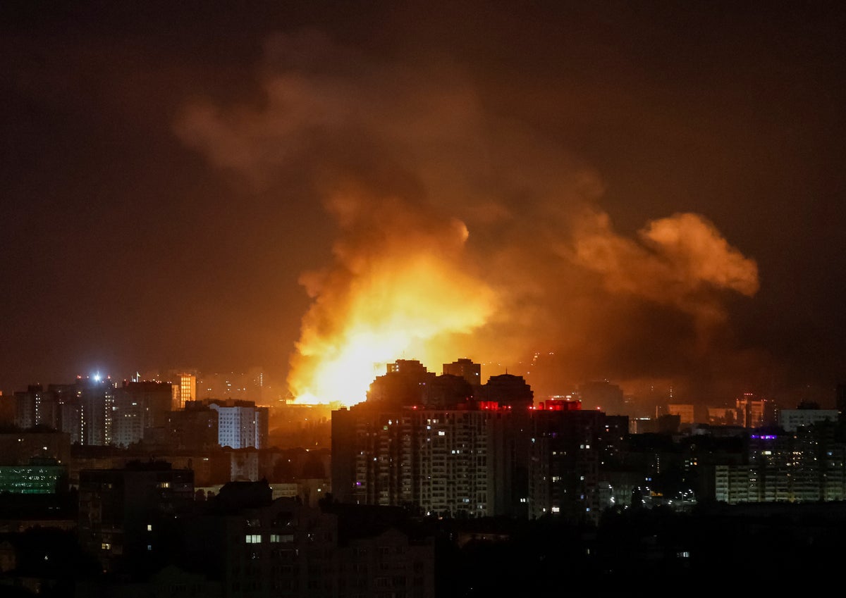 Ukraine-Russia war latest: Putin of ‘pure terrorism’ after 14 killed in massive attack on Kyiv
