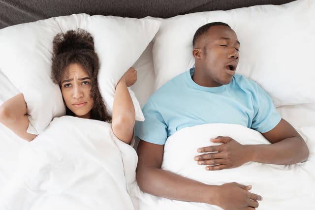 <p>Sleep apnea is a common sleep disorder in which a person’s breathing repeatedly stops and starts throughout the night</p>
