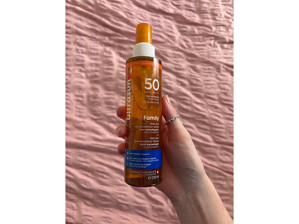 Best kids sunscreen Indybest review Ultrasun family wet skin spray, SPF 50