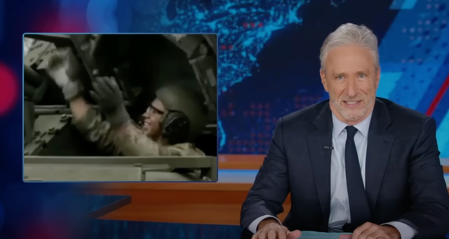 <p>Jon Stewart has ripped into Fox News' coverage of Trump's ‘unthreatening’ military parade</p>