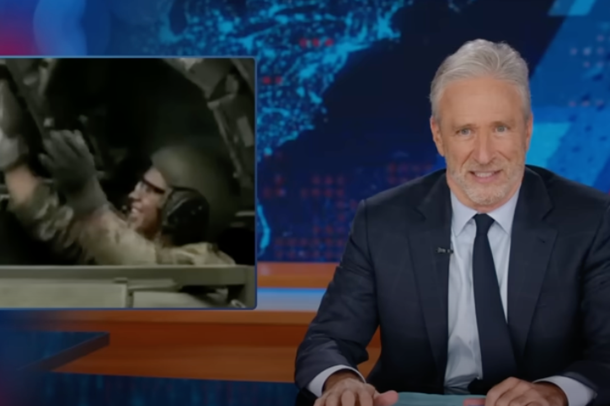 Jon Stewart tears into Fox News host for saying Trump’s ‘military parade/quinceañera’ should scare Iranian leaders