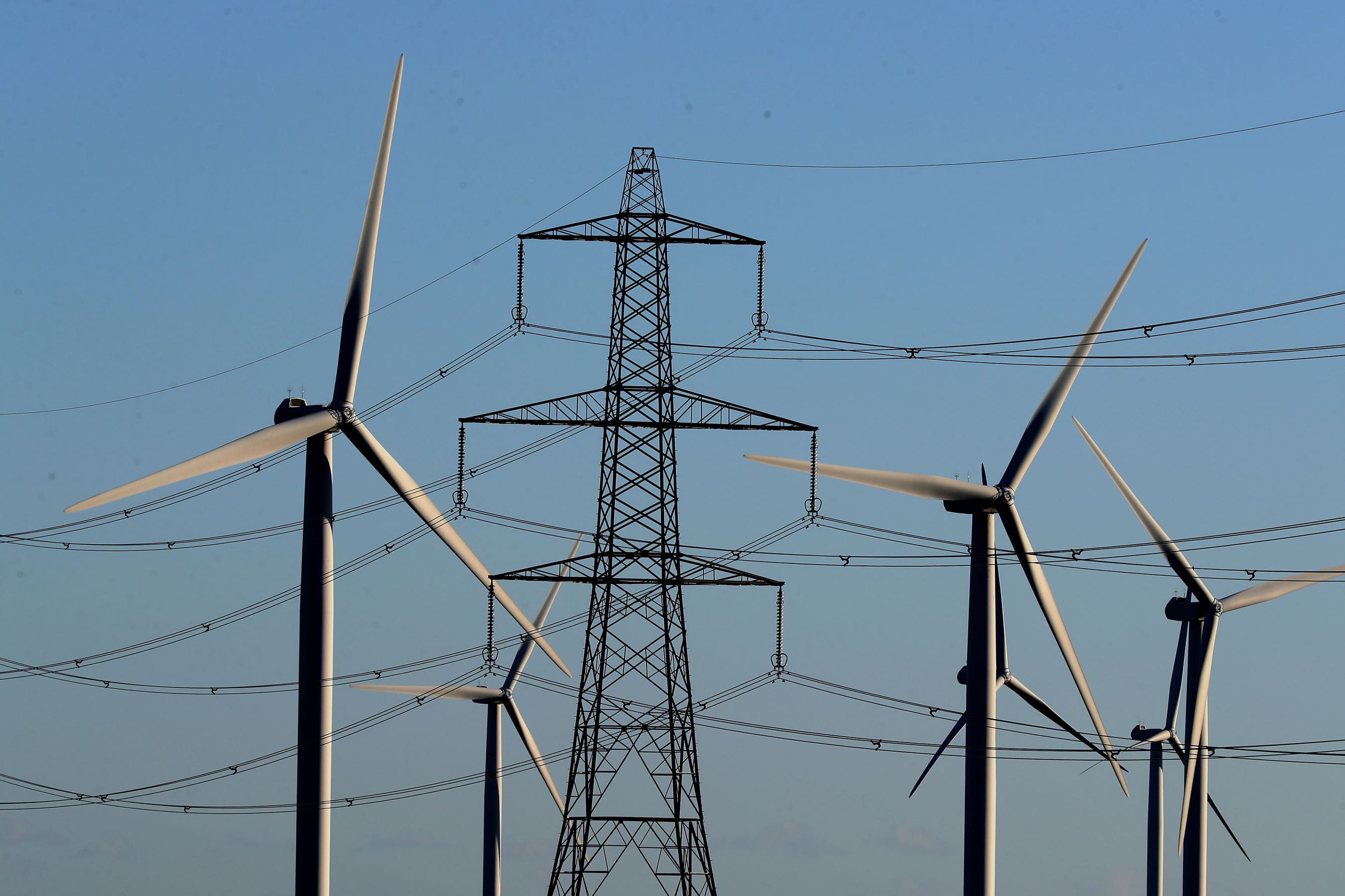 The risk of Britain having power outages this winter is lower than it has been for the past six years, new forecasts show (Gareth Fuller/PA)