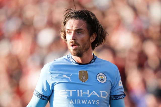 <p>Jack Grealish currently plays for Manchester City </p>