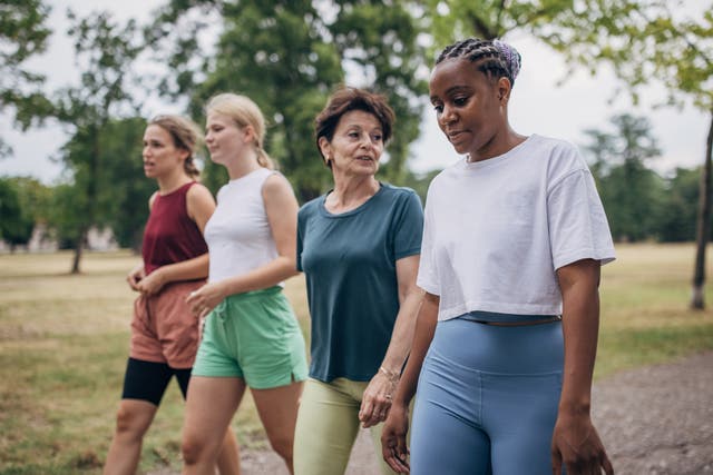 <p>Walking more and faster could reduce the risk of heart attacks and stroke</p>