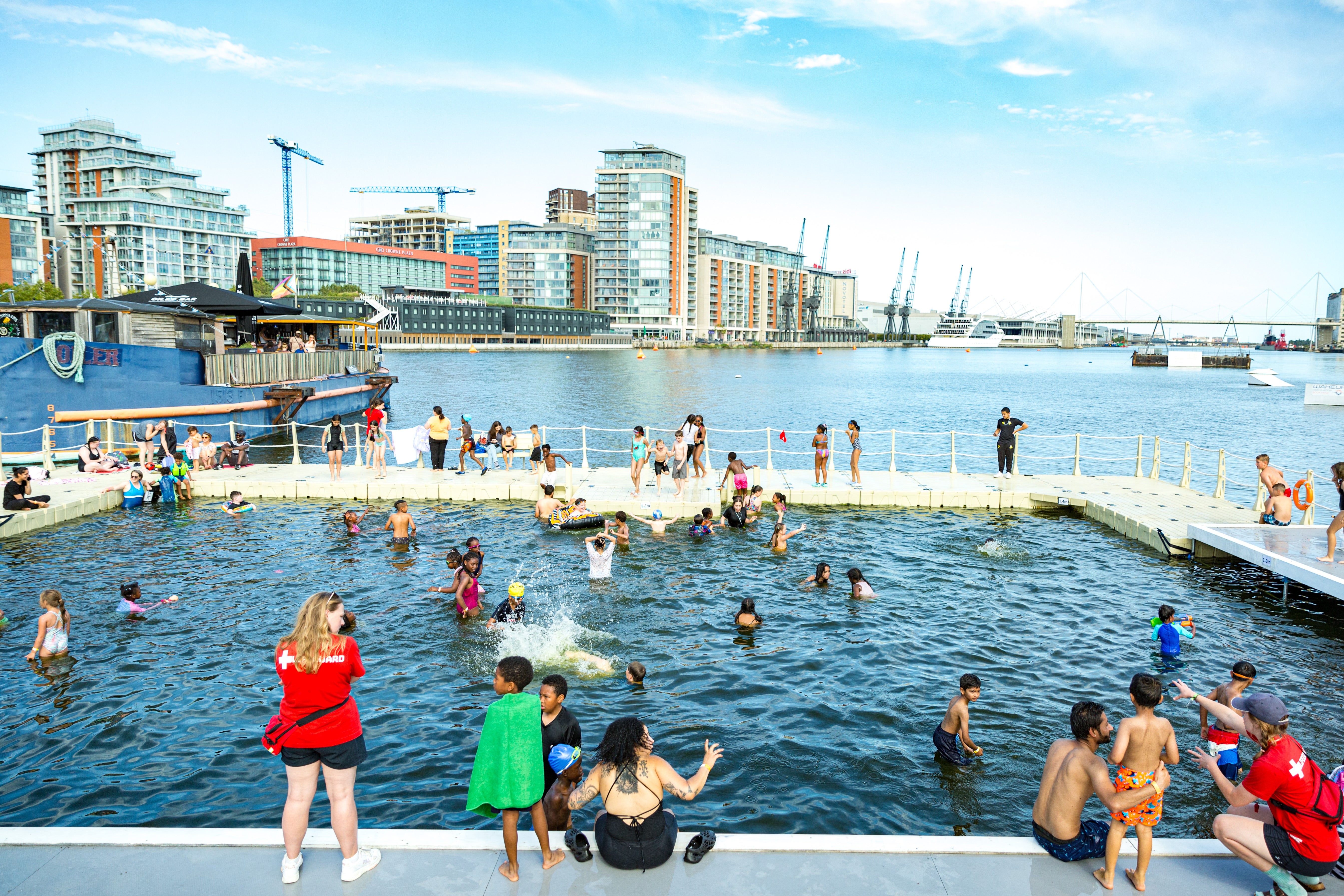 Cool off at the Royal Docks this summer