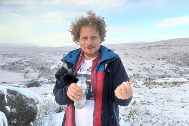 Ben Corser pictured on Dartmoor in 2021 (Andrew Corser/PA)
