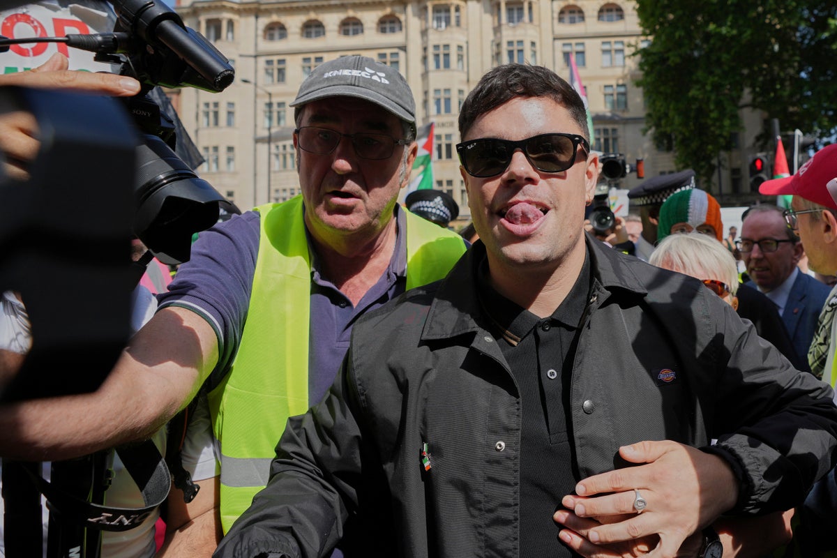 Fans of Irish band Kneecap surround a London court as a band member faces a terror-related charge