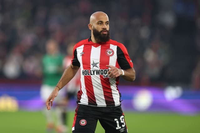 <p>Bryan Mbeumo is said to be closing in on a move to Old Trafford</p>