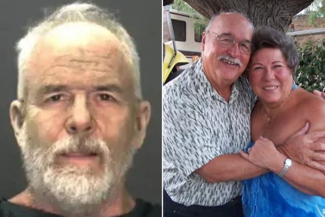 <p>Michael Royce Sparks, 62, is facing murder charges in the August 2024 slayings of Daniel Menard, 79, and Stephanie Menard, 73</p>