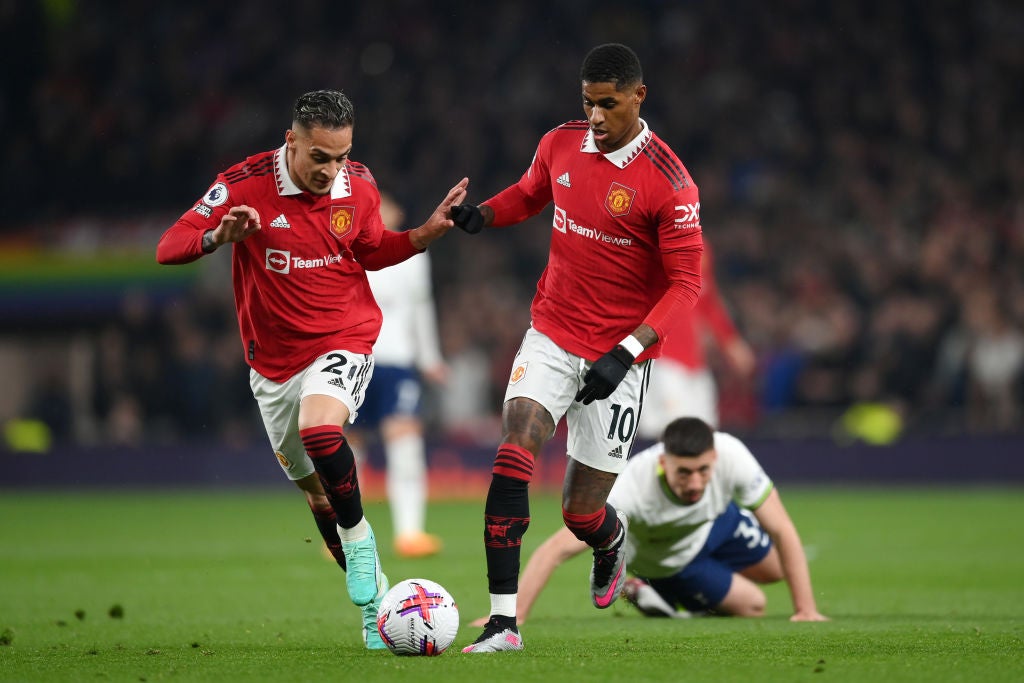 Antony y Rashford parecen estar listos para alejarse de Old Trafford