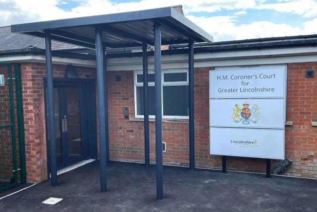 The inquest was heard at Greater Lincolnshire Coroner’s Court (Matthew Cooper/PA)
