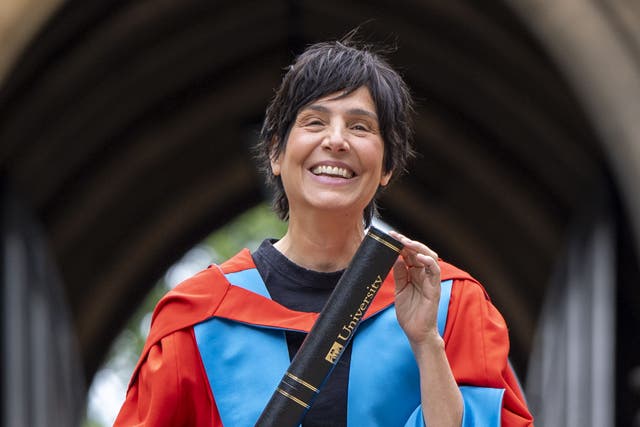 Sharleen Spiteri spoke of her delight after receiving an honorary degree (Jane Barlow/PA)