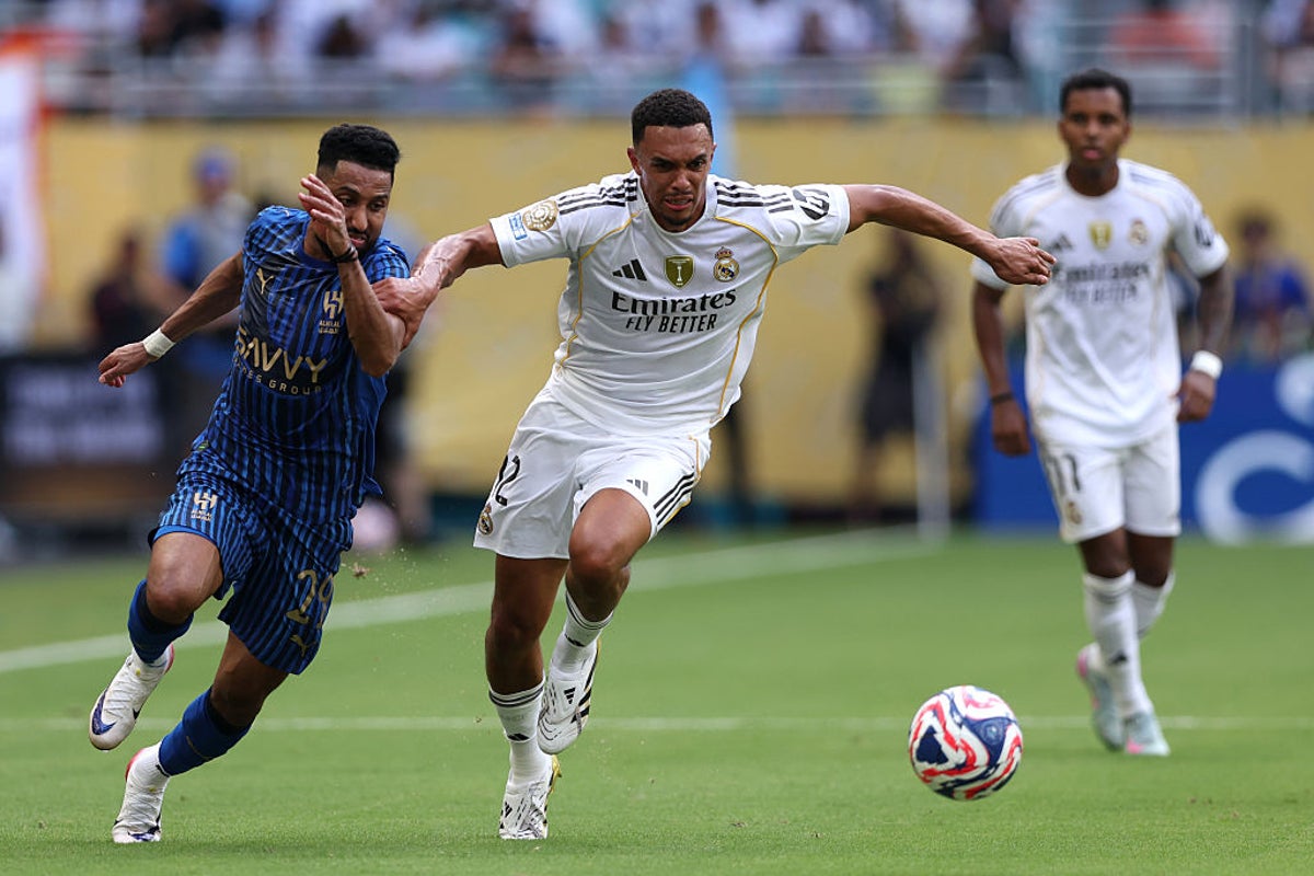 Real Madrid vs Al-Hilal LIVE: Trent Alexander-Arnold hooked on debut with Real frustrated in Club World Cup