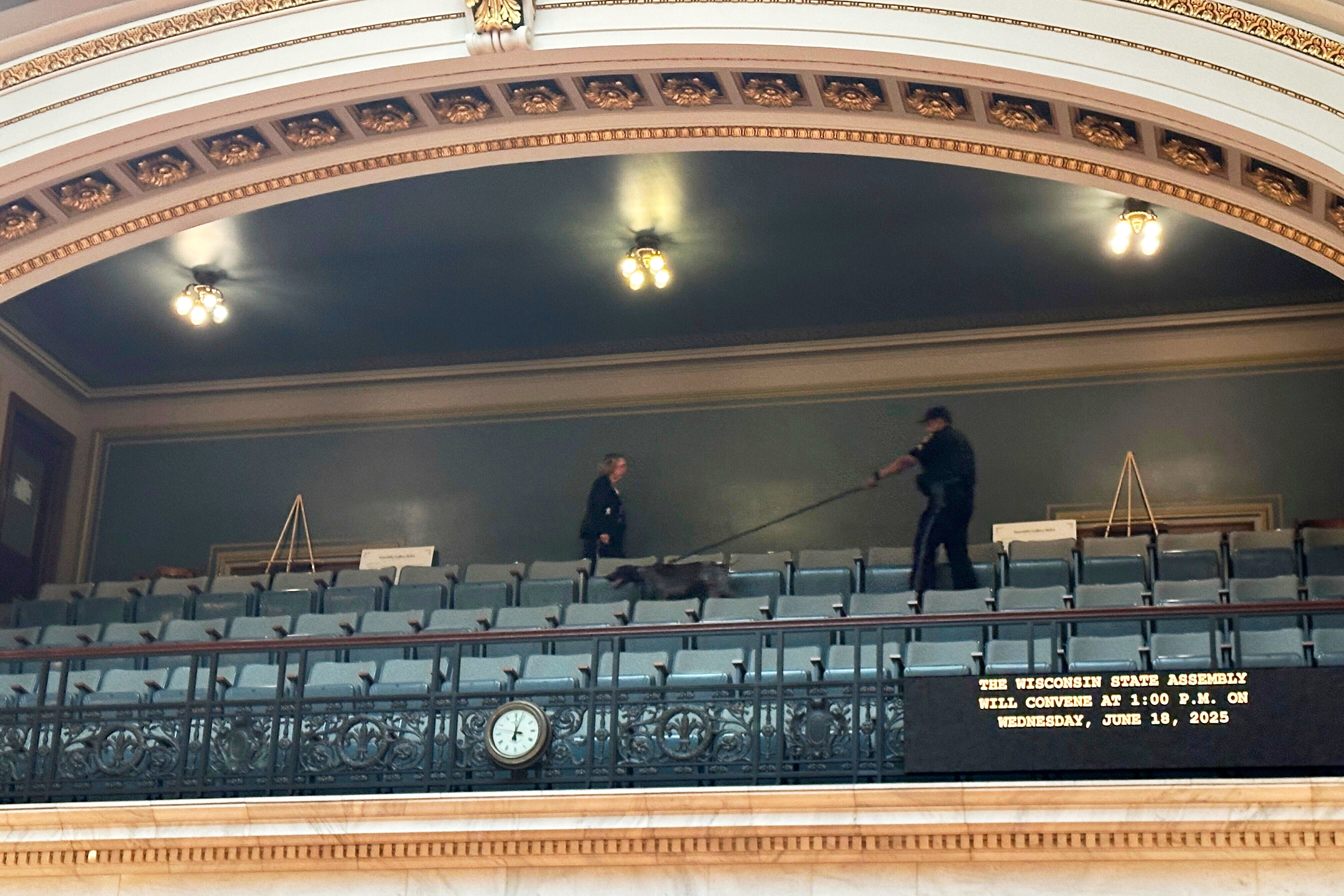 US Statehouse Security Wisconsin
