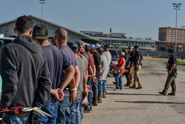 ICE Raid Louisiana Racetrack
