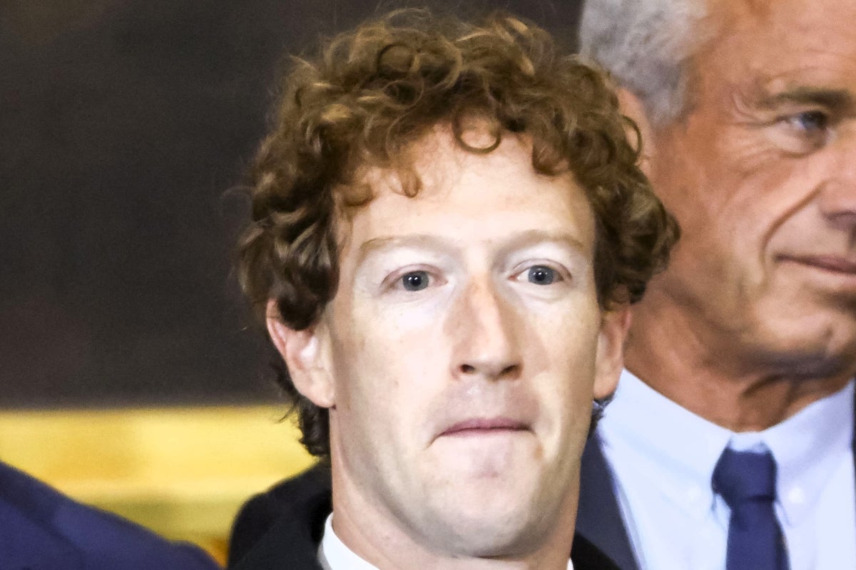 Mark Zuckerberg attends the inauguration ceremony of Donald Trump in Washington, DC, on 20 January, 2025 -  (Getty Images)