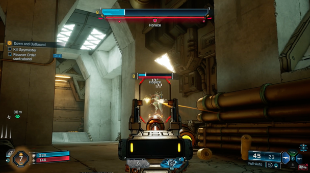 A screenshot of Borderlands 4 hands-on preview gameplay