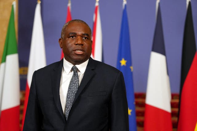 Foreign Secretary David Lammy will head to the US for meetings with top officials. (Carlos Jasso/PA)