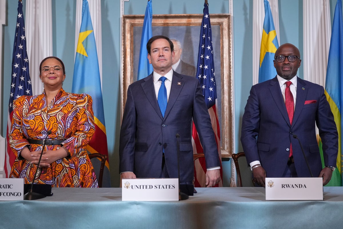 Congo and Rwanda sign preliminary peace agreement in Washington