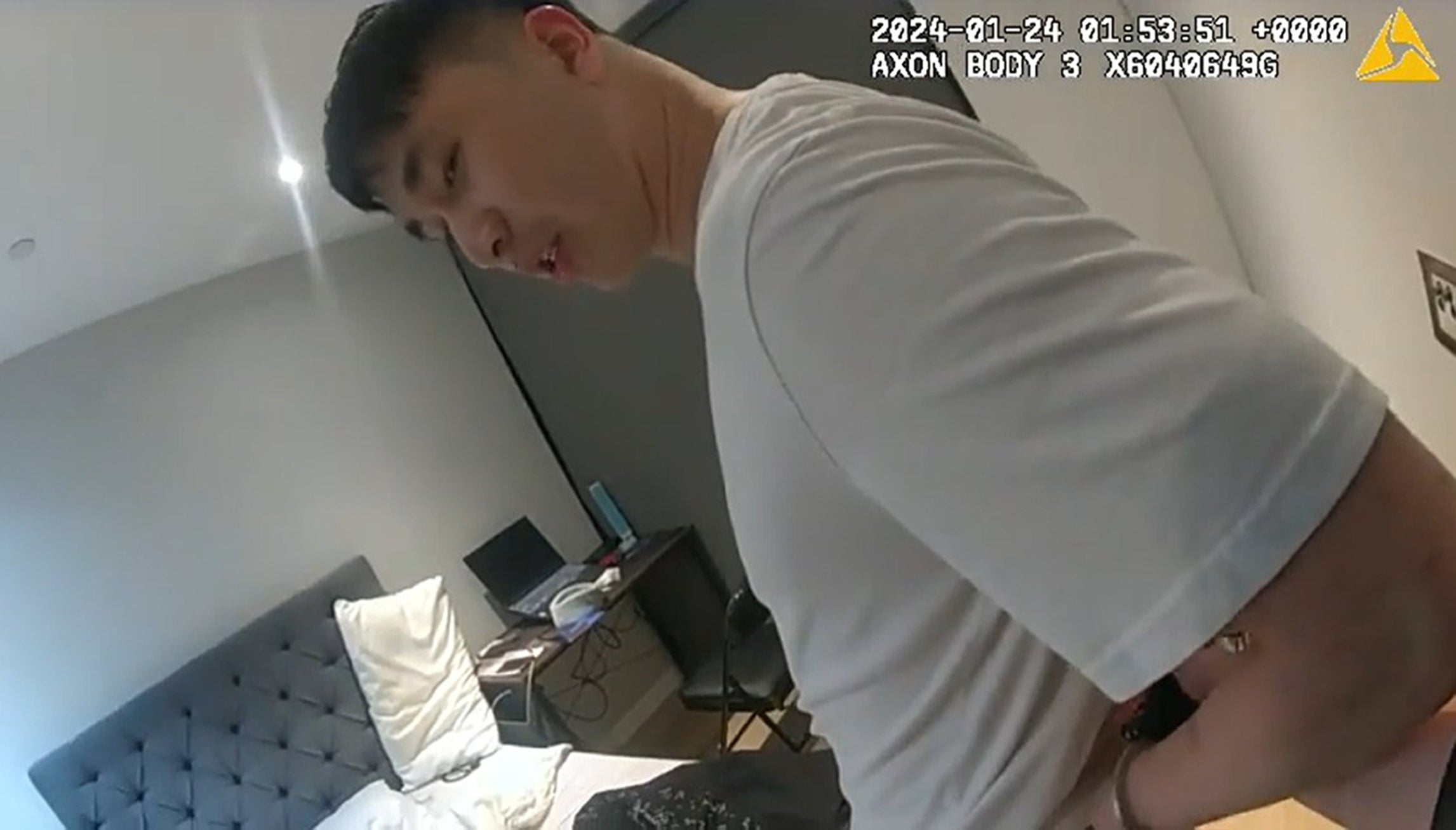 Jheho Zo (Metropolitan Police/PA) arrest with body wuran camera
