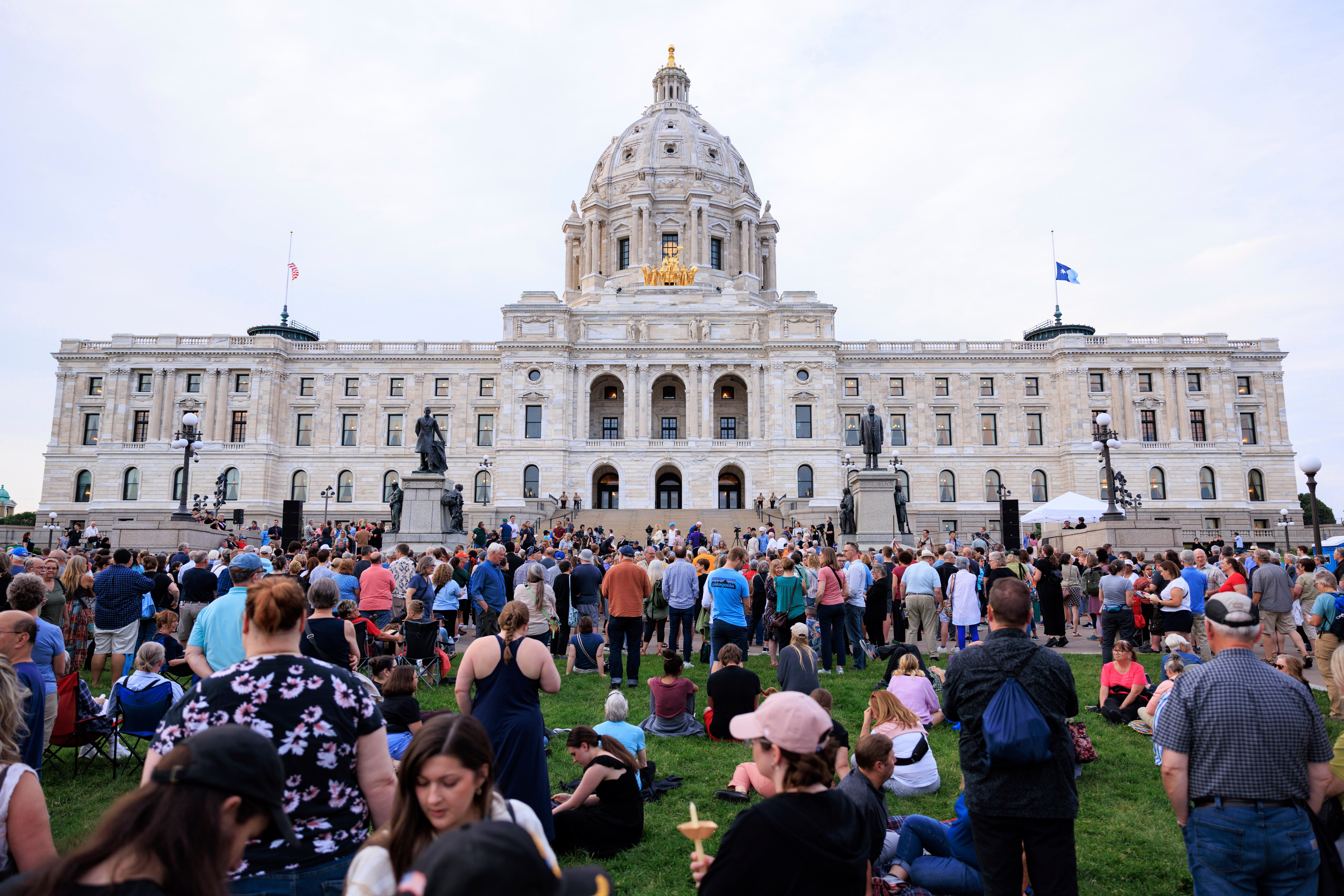 Minnesota Lawmakers Shot Vigil